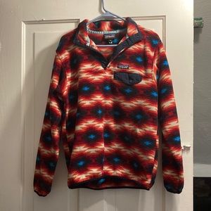 PATAGONIA Synchilla Snap Pullover Wild Desert Red